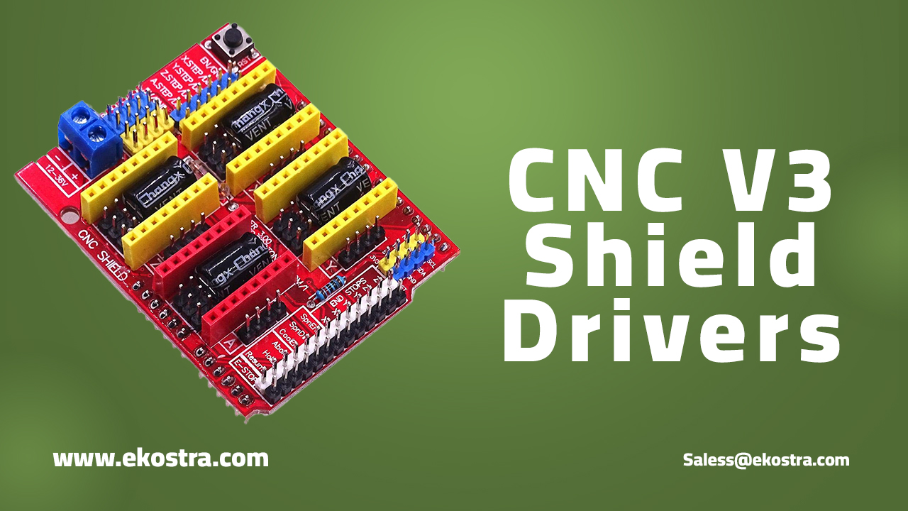 CNC V3 shield with 4 A4988 stepper drivers