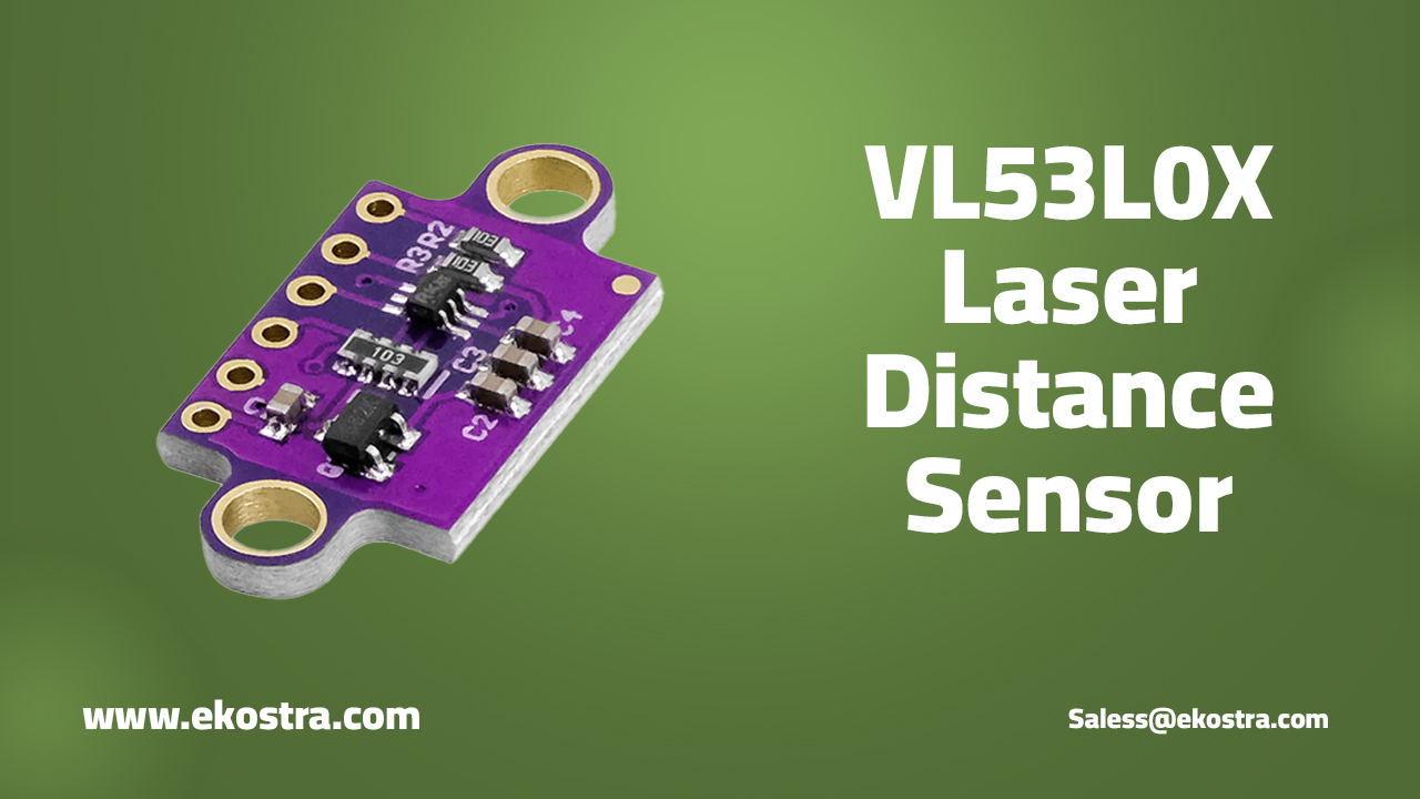 VL53L0X laser distance sensor module, black version