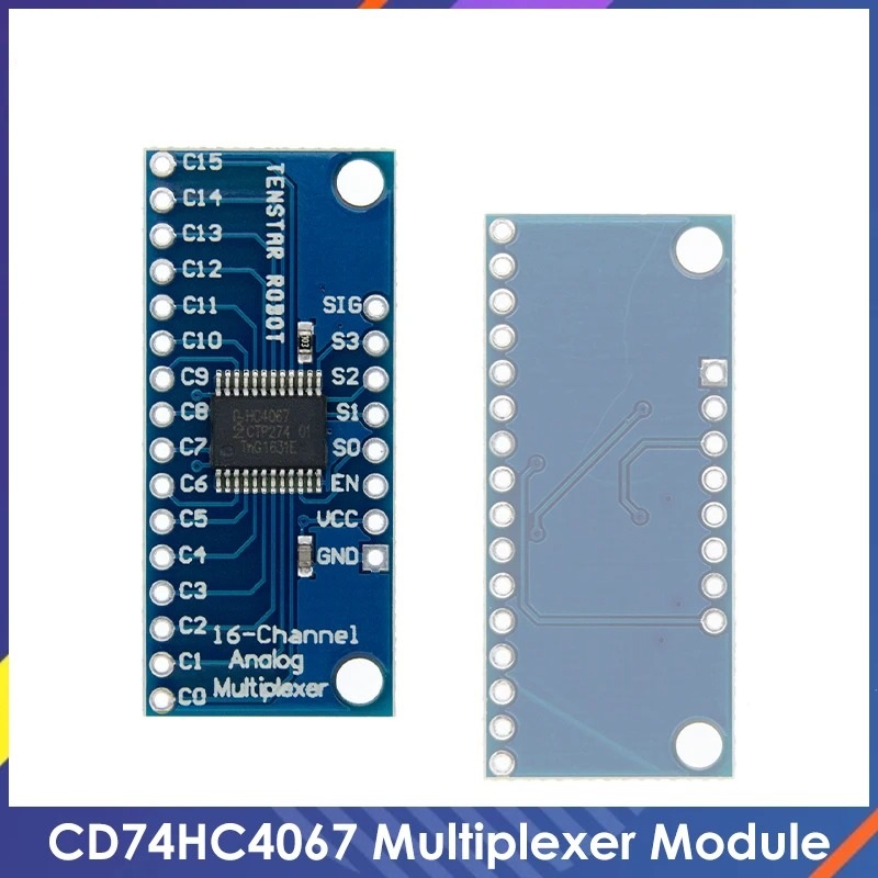CD74HC4067 16-Channel Analog/Digital Multiplexer Breakout Board for Arduino - Ekostra Electronics In Egypt اكوسترا الكترونيكس