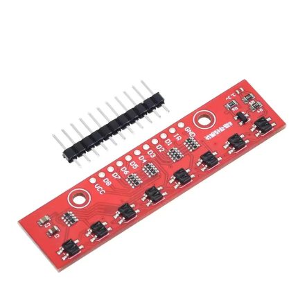 QTR-8RC Reflectance Line Follower Sensor Array - Ekostra Electronics In Egypt اكوسترا الكترونيكس