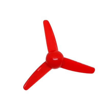 Red Plastic Propeller 80mm 3 Blades - Ekostra Electronics In Egypt اكوسترا الكترونيكس