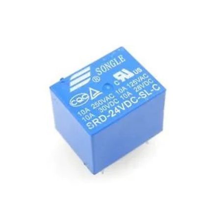 General Purpose Relay SPDT (1 Form C) 24VDC Coil 10A Through Hole 5 Pin - Ekostra Electronics In Egypt اكوسترا الكترونيكس