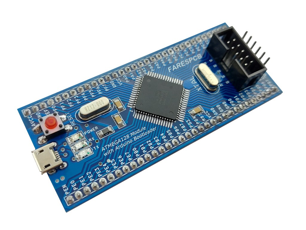 ATMEGA128 Arduino-Compatible Module with Bootloader (F128B) - Ekostra Electronics In Egypt اكوسترا الكترونيكس