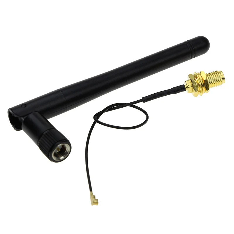 2.4GHz SMA to IPEX Folded Antenna – 2.5dBi WiFi Bluetooth ZigBee - Ekostra Electronics In Egypt اكوسترا الكترونيكس