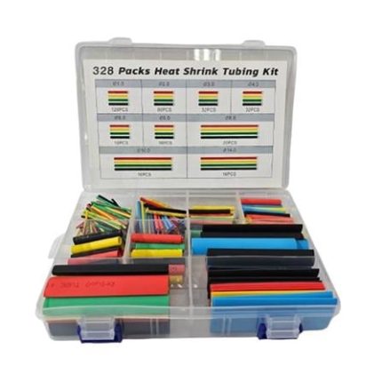 Heat Shrink Tubing (HST) Insulation Assorted kit : 45mm length – 328pcs - Ekostra Electronics In Egypt اكوسترا الكترونيكس