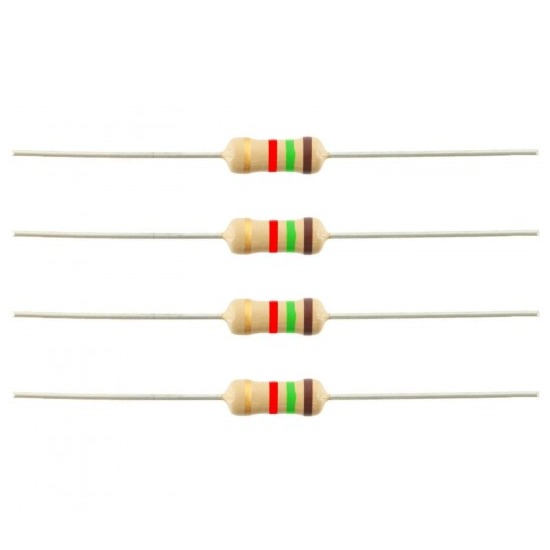 1.2k ohm 1/4 Watt (4pcs) - Ekostra Electronics In Egypt اكوسترا الكترونيكس