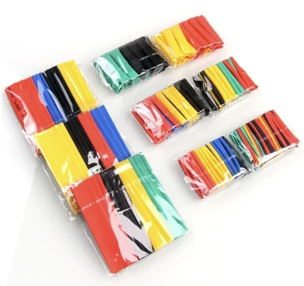 164-Piece Colorful Heat Shrink Tubing Sleeve Kit - Ekostra Electronics In Egypt اكوسترا الكترونيكس