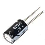 470uF 35V Radial Electrolytic Capacitor - Ekostra Electronics In Egypt اكوسترا الكترونيكس