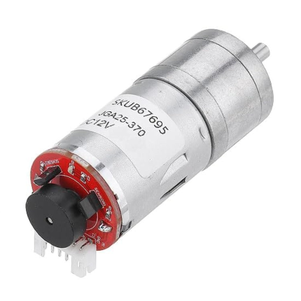 25GA370 DC Gear Motor With Encoder 250RPM 12Vdc - Ekostra Electronics In Egypt اكوسترا الكترونيكس