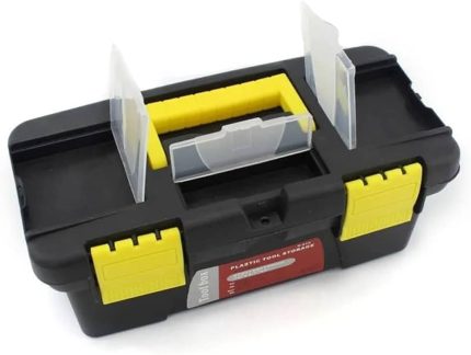 13 Inch Plastic Tool Box Removable Design Portable Suitcase Case Capacity Storage Box Organizer for Tools - Ekostra Electronics In Egypt اكوسترا الكترونيكس