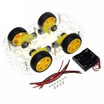 4WD Smart Robot Car Transparent Acrylic Chassis Kit - صورة 5 - Ekostra Electronics In Egypt اكوسترا الكترونيكس