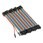 F/F – 10cm Female to Female 1 Jumper Wire - Ekostra Electronics In Egypt اكوسترا الكترونيكس