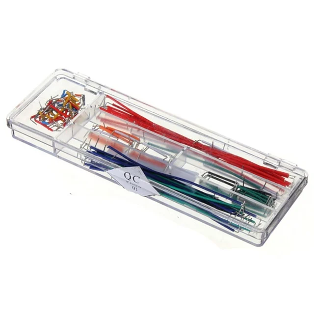 140 pcs U Shape Solderless Breadboard Jumper Cable Wire Kit - Ekostra Electronics In Egypt اكوسترا الكترونيكس