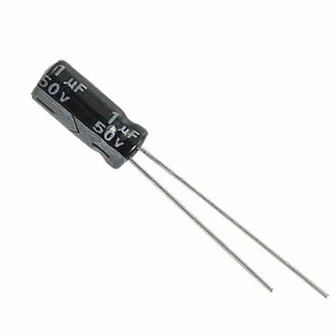 1uF 50V Radial Electrolytic Capacitor - Ekostra Electronics In Egypt اكوسترا الكترونيكس