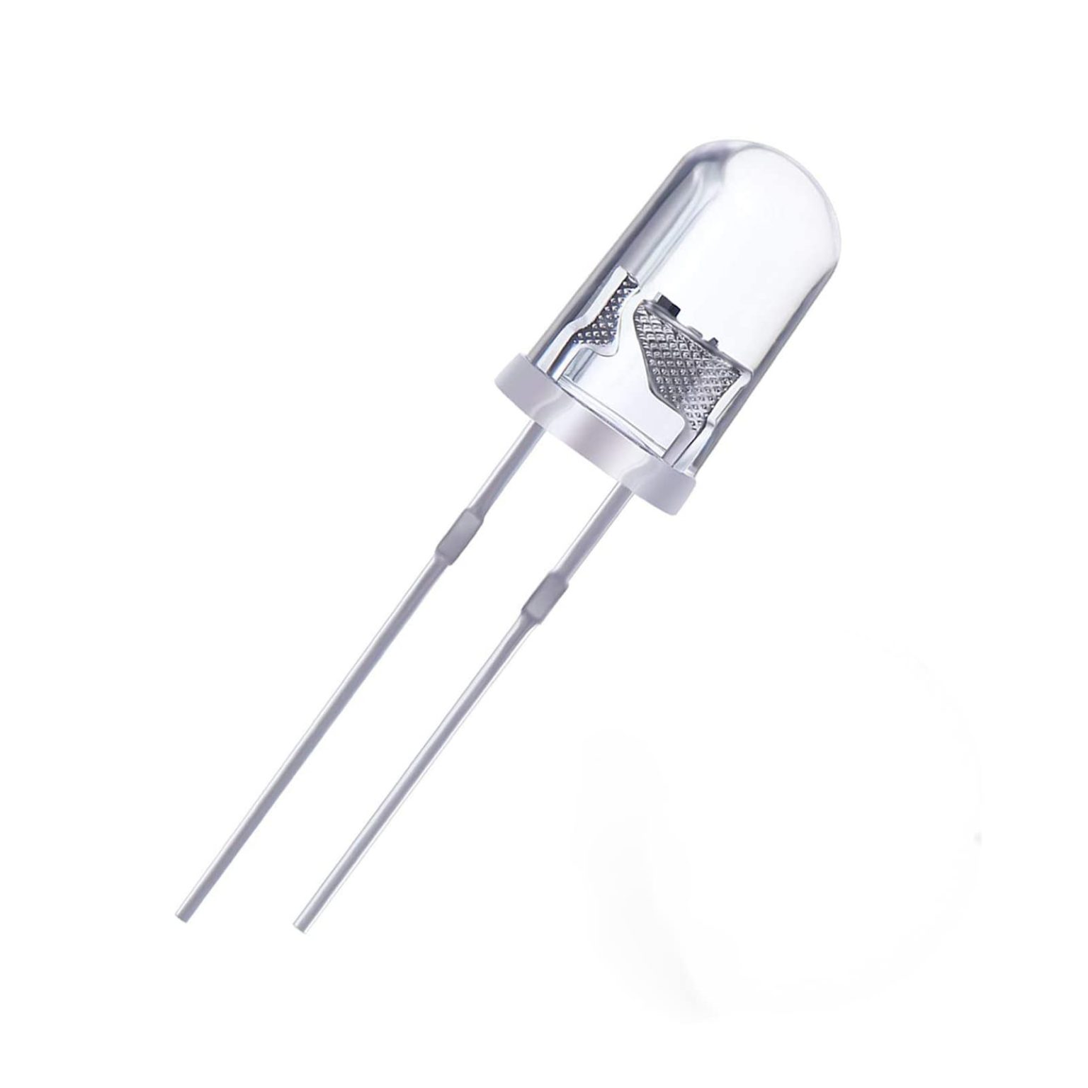 5mm White DIP LED - Ekostra Electronics In Egypt اكوسترا الكترونيكس