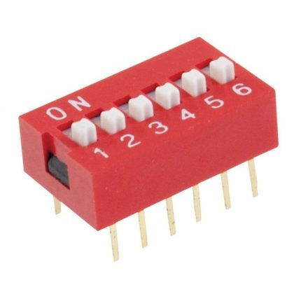6 Position DIP Switch - Ekostra Electronics In Egypt اكوسترا الكترونيكس