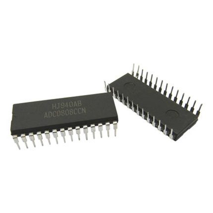 ADC0808CCN PDIP-28 Analog to Digital Converter-ADC - Ekostra Electronics In Egypt اكوسترا الكترونيكس