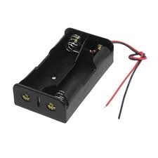 Battery Holder ( 2 x 18650 ) (3.7v) - Ekostra Electronics In Egypt اكوسترا الكترونيكس