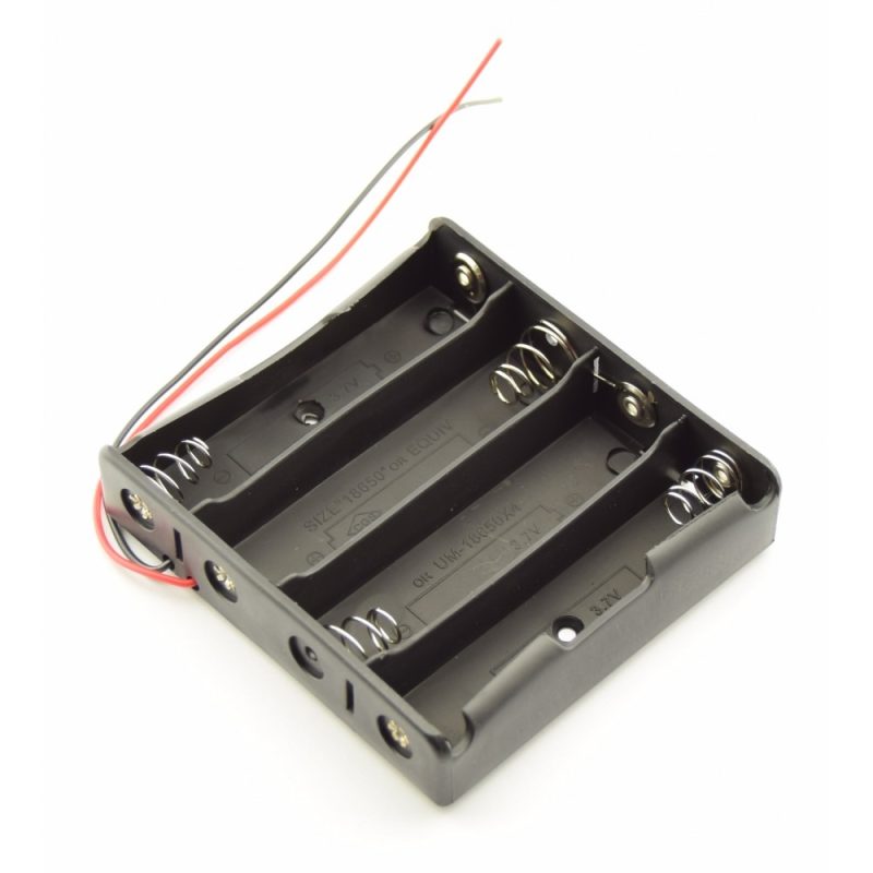 Battery Holder ( 4 x 18650 ) (3.7v) - Ekostra Electronics In Egypt اكوسترا الكترونيكس