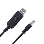 DC 5V to DC 12V USB Voltage Step-Up Converter Cable with DC Jack 5.5 x 2.1mm - Ekostra Electronics In Egypt اكوسترا الكترونيكس