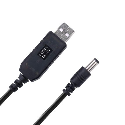 DC 5V to DC 12V USB Voltage Step-Up Converter Cable with DC Jack 5.5 x 2.1mm - Ekostra Electronics In Egypt اكوسترا الكترونيكس