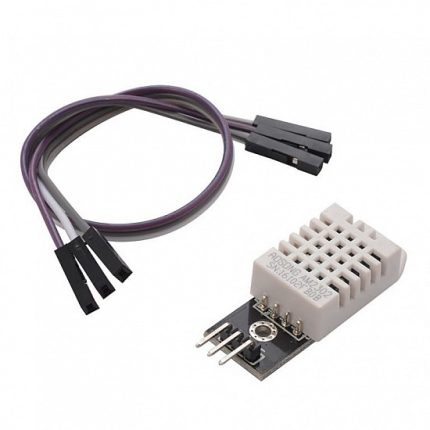 DHT22 Digital Temperature & Humidity Sensor Module for Arduino DIY Projects Black module - Ekostra Electronics In Egypt اكوسترا الكترونيكس