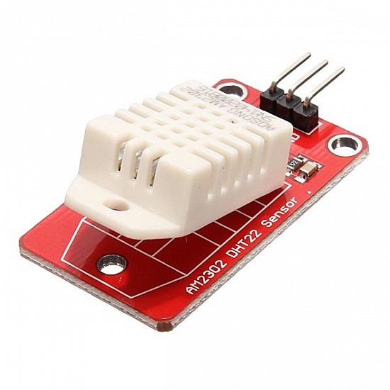 DHT22 Digital Temperature & Humidity Sensor Module for Arduino DIY Projects Red module - Ekostra Electronics In Egypt اكوسترا الكترونيكس