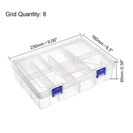 Double Layer Clear Plastic Box 230x160x60mm - Ekostra Electronics In Egypt اكوسترا الكترونيكس