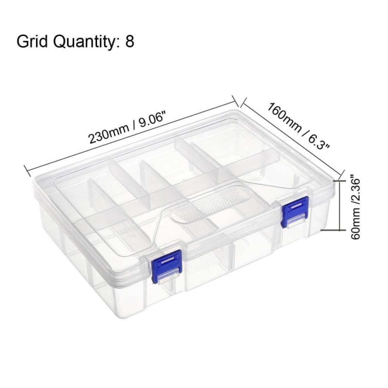 Double Layer Clear Plastic Box 230x160x60mm - Ekostra Electronics In Egypt اكوسترا الكترونيكس