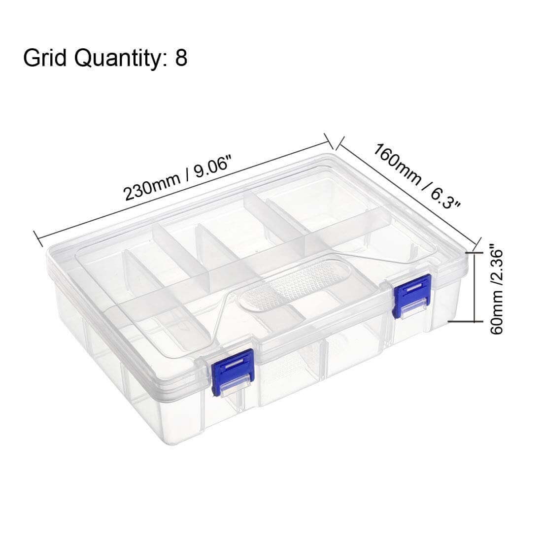 Double Layer Clear Plastic Box 230x160x60mm - Ekostra Electronics In Egypt اكوسترا الكترونيكس