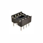 IC Socket 4+4 Narrow – Base 8 pin - Ekostra Electronics In Egypt اكوسترا الكترونيكس