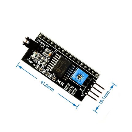 I2C LCD Adapter Board (PCF8574) – 16×2 / 20×4 - Ekostra Electronics In Egypt اكوسترا الكترونيكس