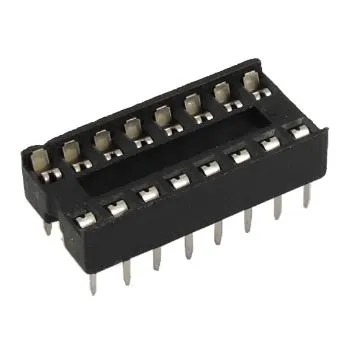 IC Socket 8+8 Narrow – Base 16 pin - Ekostra Electronics In Egypt اكوسترا الكترونيكس