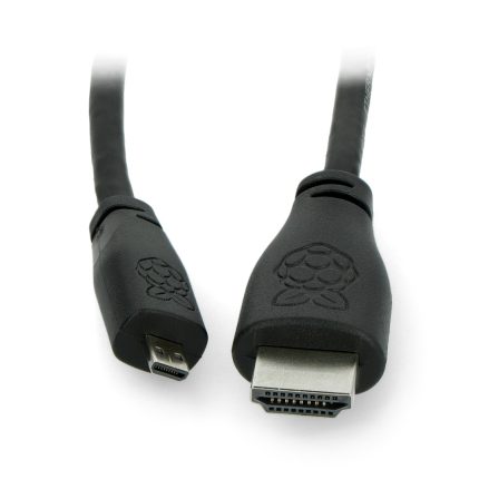 Micro HDMI Male to HDMI Male Cable For Raspberry Pi 4B 2m - Ekostra Electronics In Egypt اكوسترا الكترونيكس