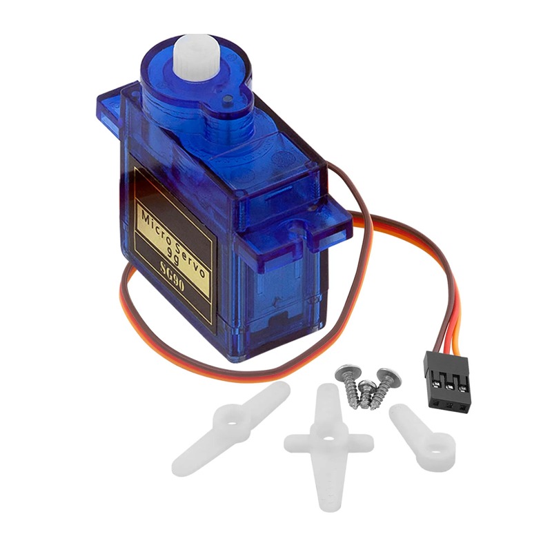 Micro Servo SG90 – 0 to 180 Degrees, 1.8 kg.cm, Plastic Gears - Ekostra Electronics In Egypt اكوسترا الكترونيكس