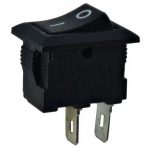 On/Off Switch Black Rocker 10A Small 12V DC (KDC-08) - Ekostra Electronics In Egypt اكوسترا الكترونيكس