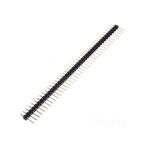 Pin Headers Male 2.54mm : 40-Pin, Straight, Black, 11mm - Ekostra Electronics In Egypt اكوسترا الكترونيكس