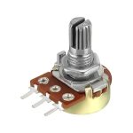 POT100K Ohm 3Pin 15mm Shaft Potentiometer - Ekostra Electronics In Egypt اكوسترا الكترونيكس