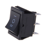 Rocker Switch On-Off-On 16A 250VAC KCD4 6 Pin Dim: 25x21mm - Ekostra Electronics In Egypt اكوسترا الكترونيكس