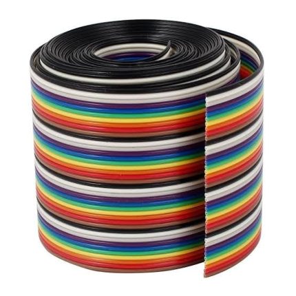Multicolor 10 pin Dupont Flat Ribbon Cable (1 Meter) - Ekostra Electronics In Egypt اكوسترا الكترونيكس