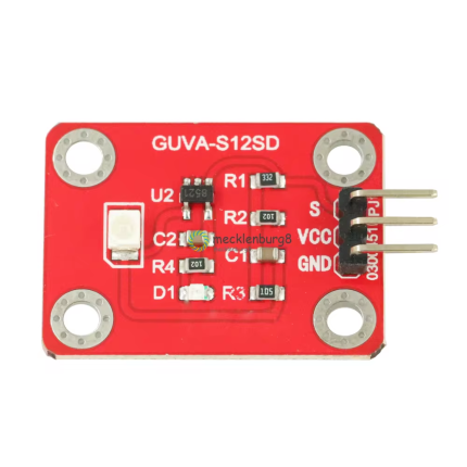 GUVA-S12SD Analog UV Light Sensor Module (240–370 nm) - Ekostra Electronics In Egypt اكوسترا الكترونيكس