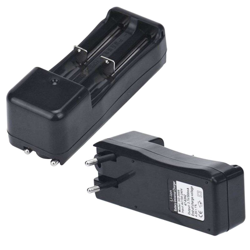 Dual-Slot 18650 Lithium-Ion Battery Charger - Ekostra Electronics In Egypt اكوسترا الكترونيكس