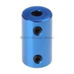 5x5mm Aluminum Rigid Coupling | Anodized Blue - Ekostra Electronics In Egypt اكوسترا الكترونيكس