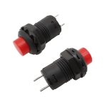 DS428 ON/OFF Push Button Switch Self-Lock 2Pin 12mm RED - Ekostra Electronics In Egypt اكوسترا الكترونيكس
