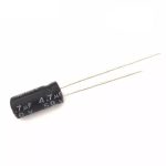 4.7uF 50V Radial Electrolytic Capacitor - Ekostra Electronics In Egypt اكوسترا الكترونيكس