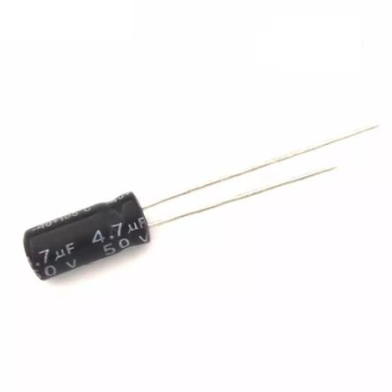 4.7uF 50V Radial Electrolytic Capacitor - Ekostra Electronics In Egypt اكوسترا الكترونيكس