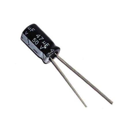 47uF 50V Radial Electrolytic Capacitor - Ekostra Electronics In Egypt اكوسترا الكترونيكس