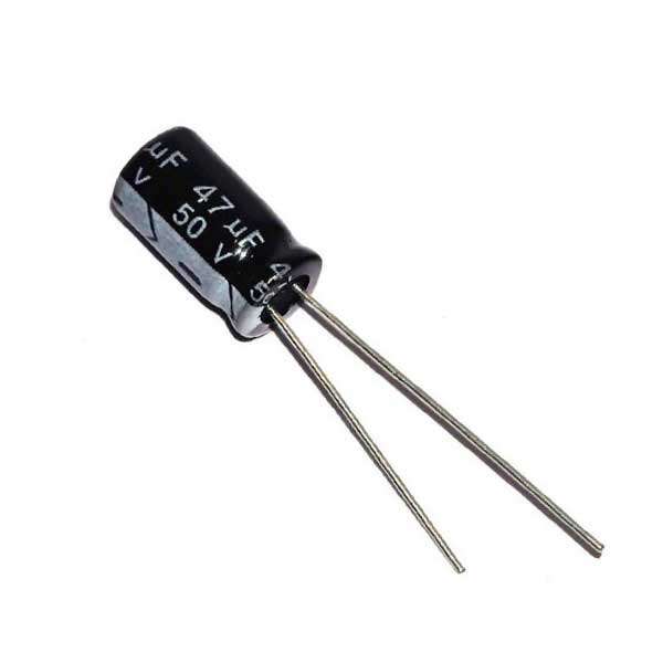 47uF 50V Radial Electrolytic Capacitor - Ekostra Electronics In Egypt اكوسترا الكترونيكس