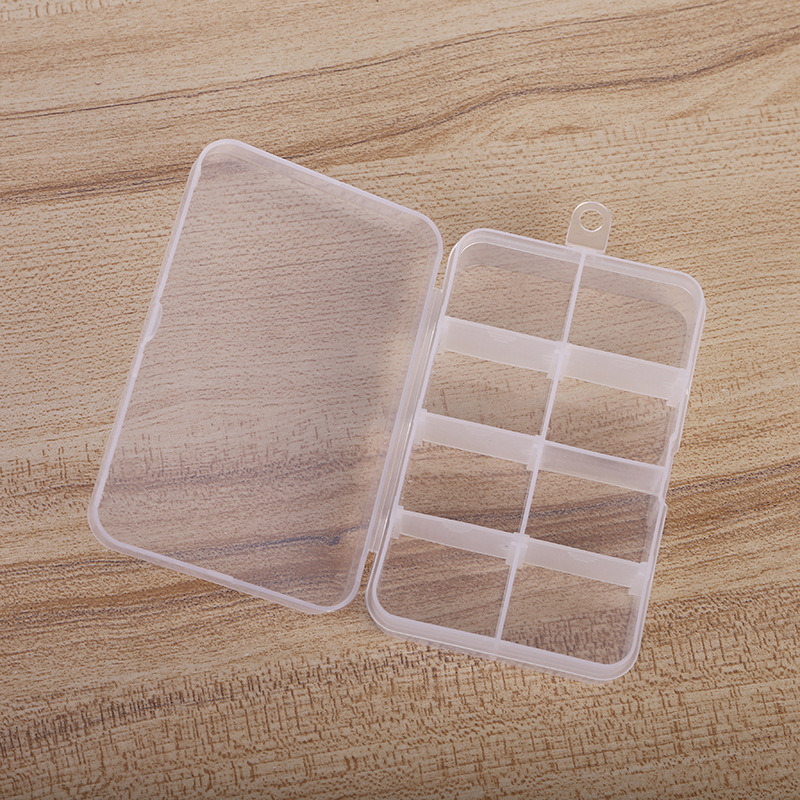 Clear Plastic Box (8 Grids) - Ekostra Electronics In Egypt اكوسترا الكترونيكس