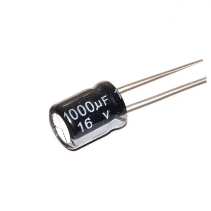 1000uF 16V Radial Electrolytic Capacitor - Ekostra Electronics In Egypt اكوسترا الكترونيكس